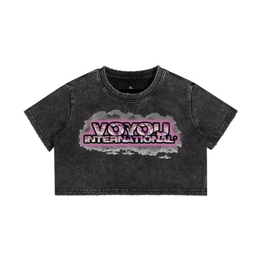 LOR MISS VILLAIN 2.0 CROP TEE – VOYOU INTERNATIONAL®